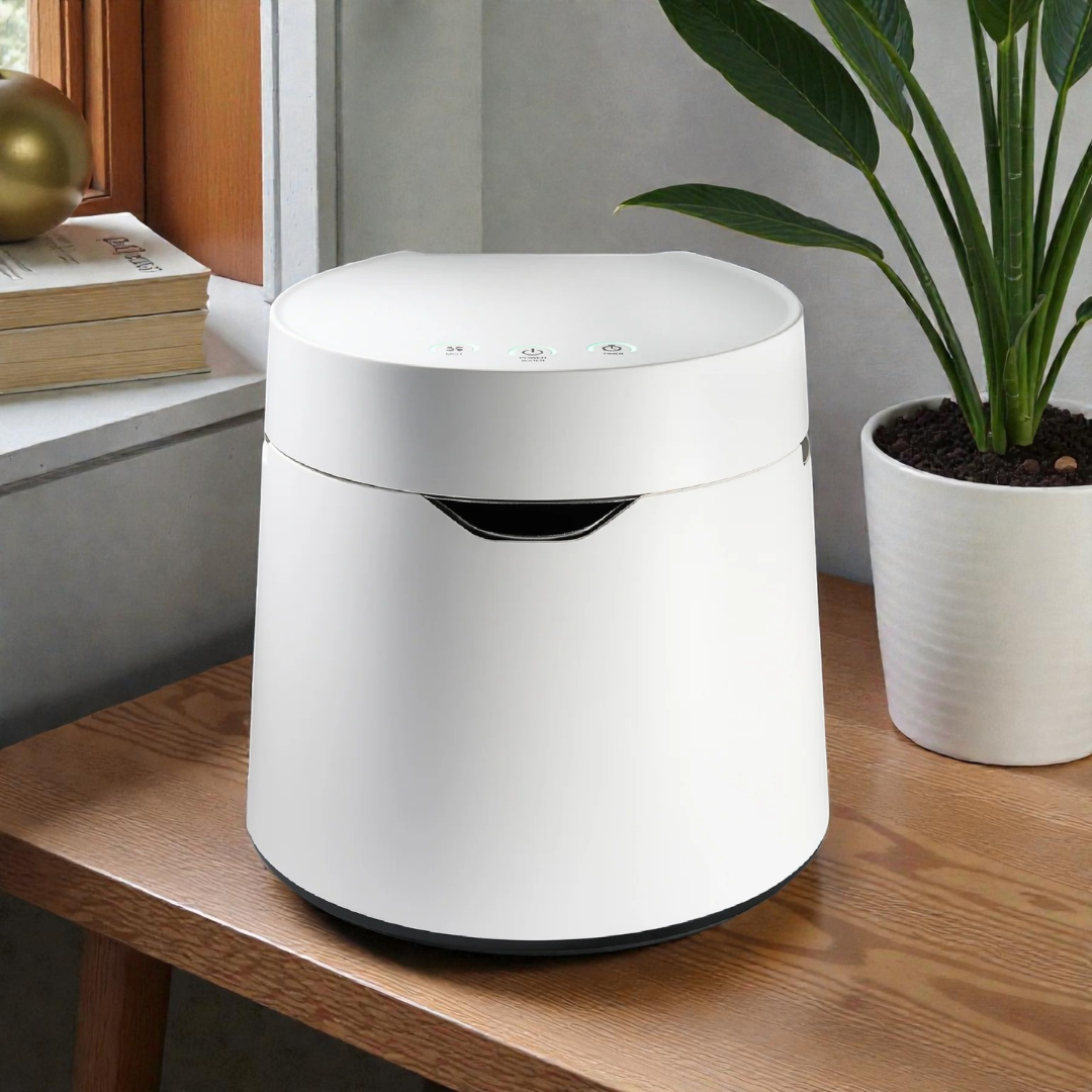 Stainless Steel Humidifier with Adjustable Mist & Mood Light | Cool Mist Air Humidifier for Bedroom