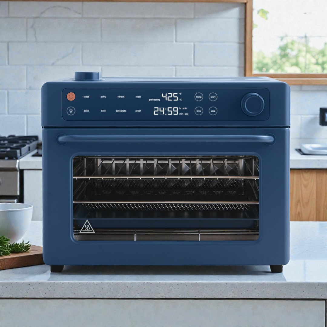 Culinary Master | Best Air Fryer Toaster Oven with 8-in-1 Functionality | Non-Toxic Design for Healthy Cooking