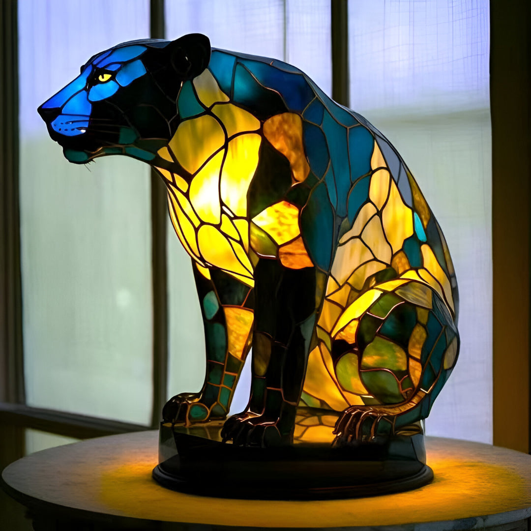 Artistic Home Decor | Panther Lamp with Unique Design | USB Powered for Versatile Use 0