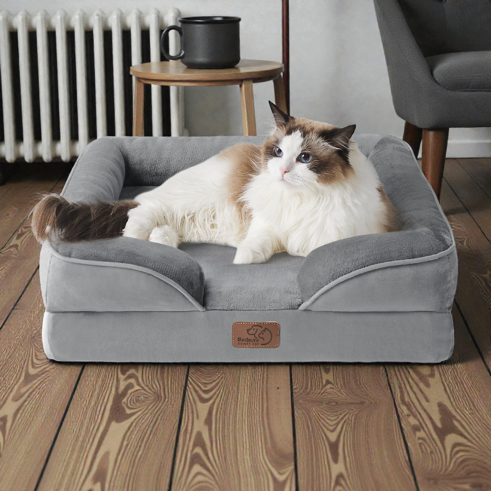 Comfort Haven | Orthopedic Dog Sofa Bed with Egg-Crate Foam | Pet-Friendly Design for Ultimate Comfort