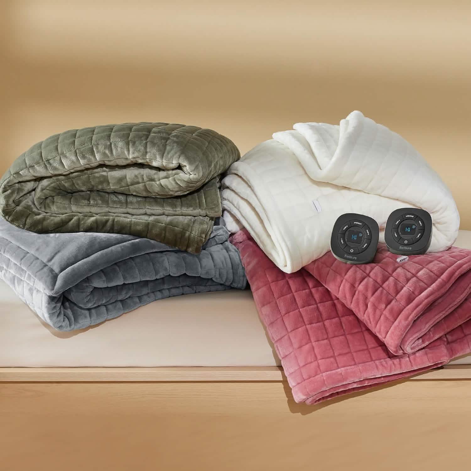 Cozy Haven | Heated Blanket with 6 Heat Levels & Timer Settings | Soft Sherpa Fleece for Ultimate Warmth 7