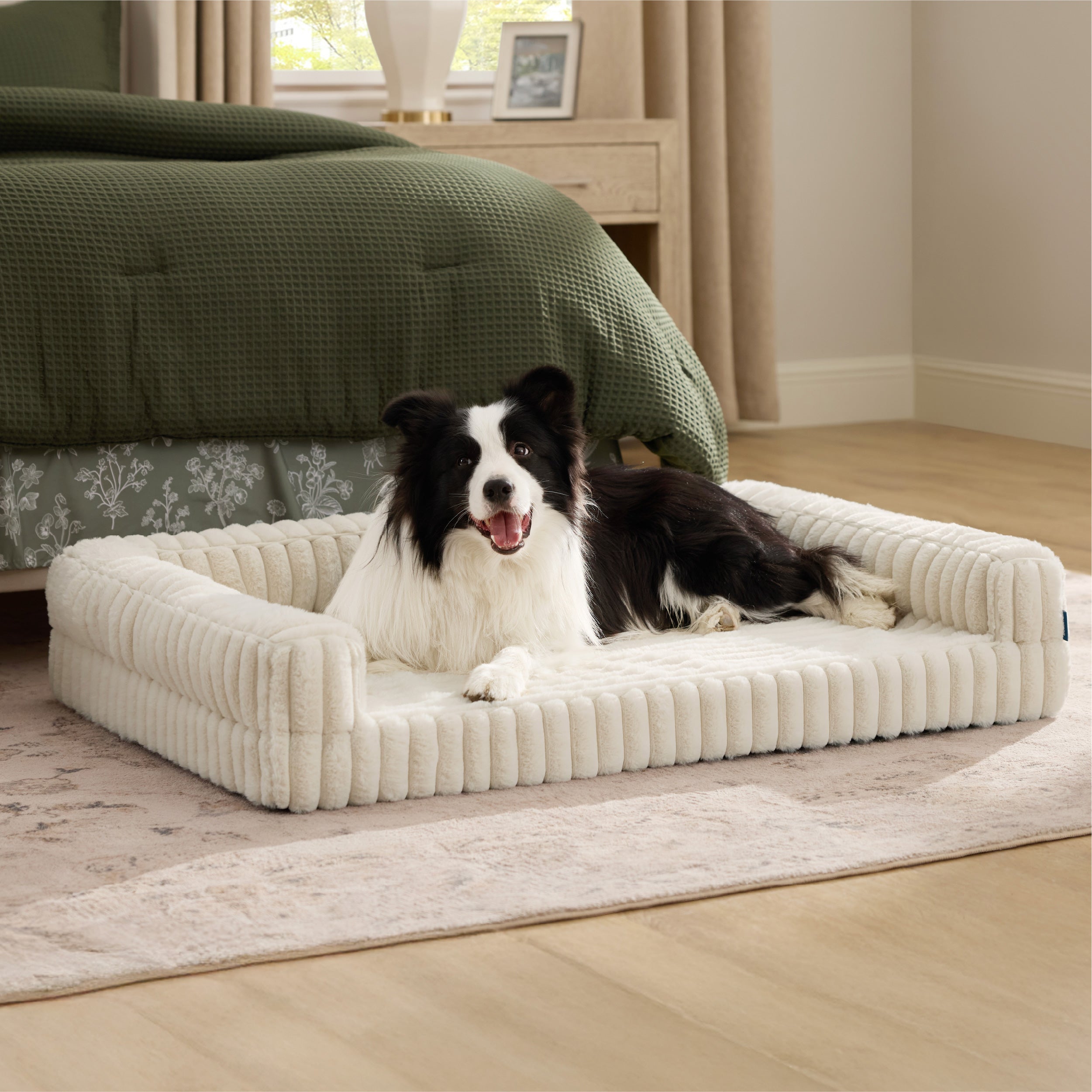 Cozy Haven | Orthopedic Dog Sofa Bed with Dual-Foam Support | Pet-Friendly Design for Maximum Comfort 8