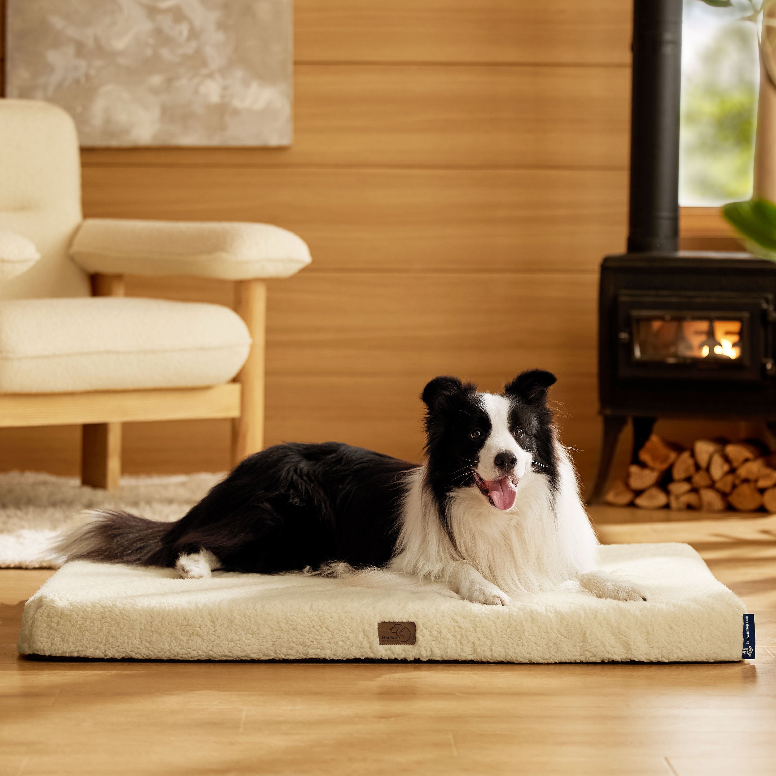 Cozy Haven | Self-Warming Egg Foam Pet Mat with Orthopedic Support | Non-Slip Design for Ultimate Comfort 6