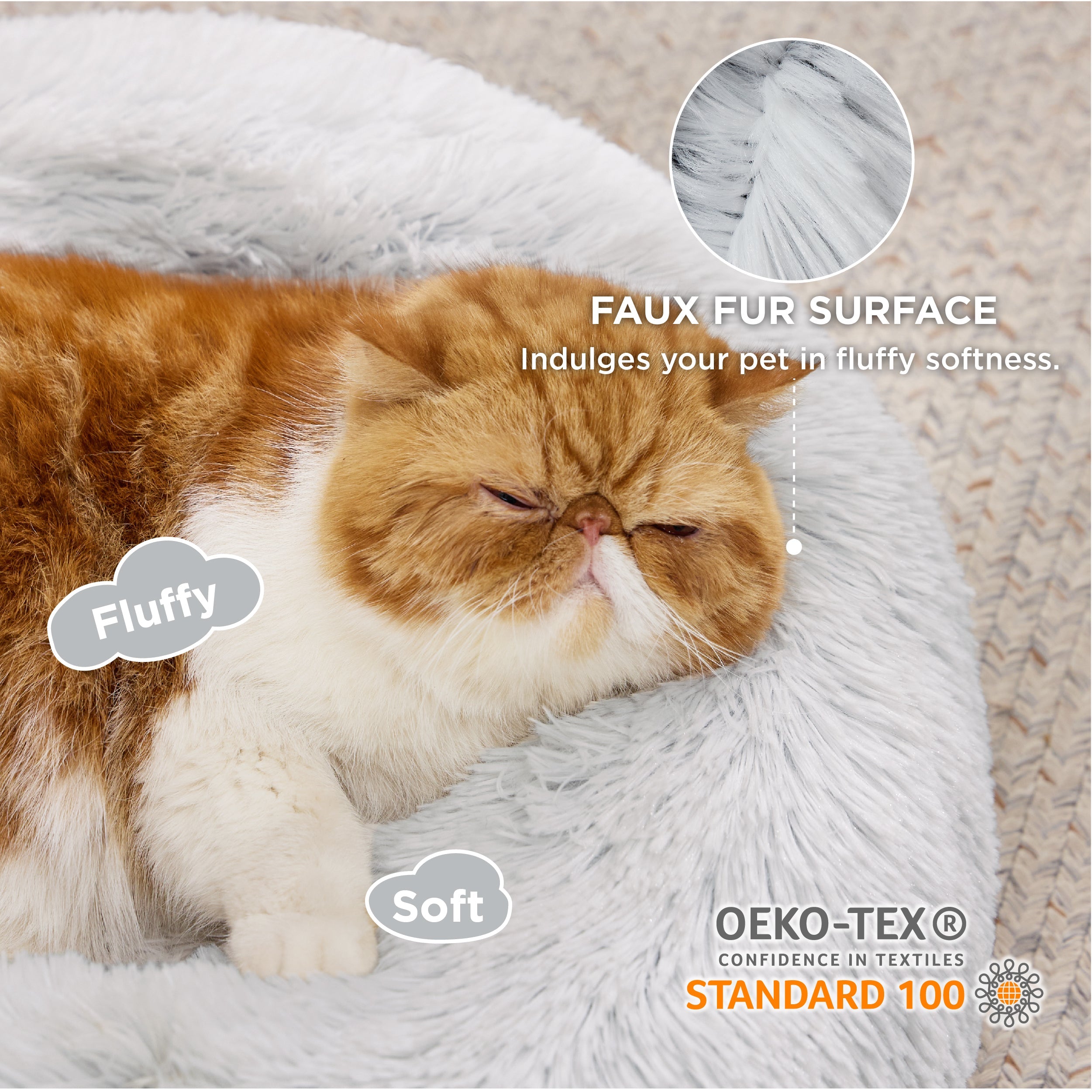 Cozy Nest | Calming Dog Bed with Plush Filling | Secure Space for Restful Sleep 7