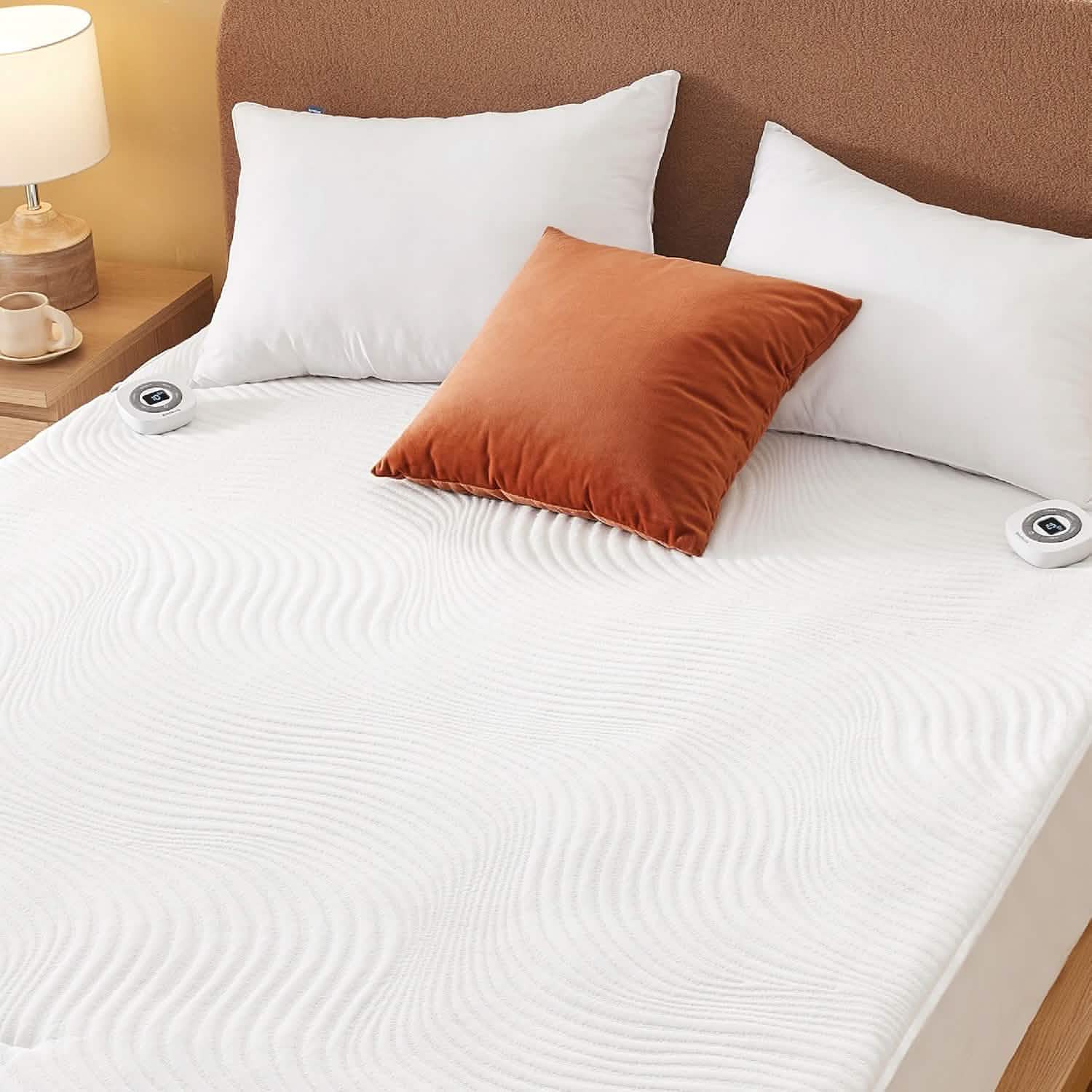 Heated Mattress Pad | Customizable Warmth with Dual Control | Soft Fabric for Ultimate Comfort 0