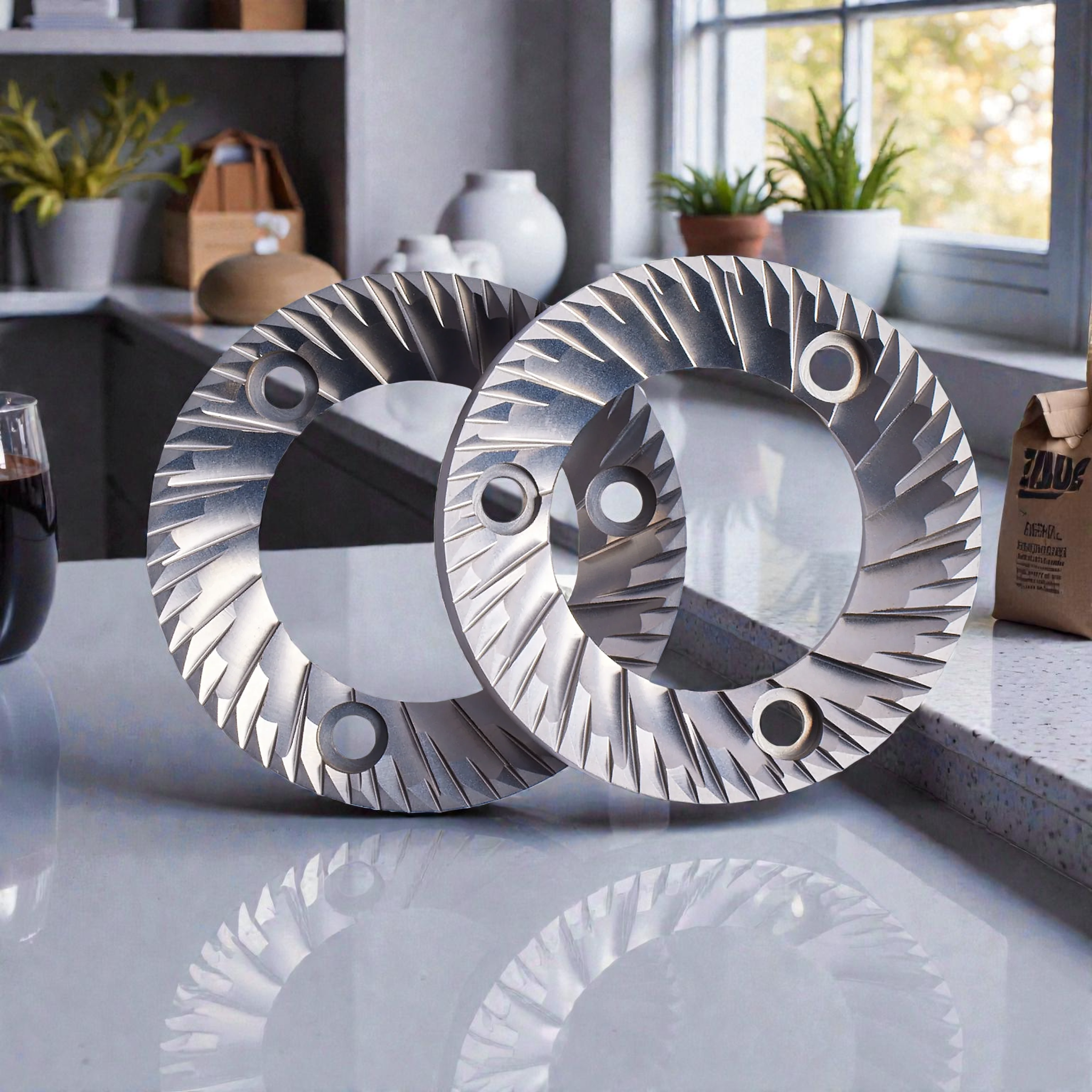 Ode Gen 2 | Coffee Grinder Burrs with Two-Stage Grinding Geometry | Enhance Flavor Clarity for All Roast Types