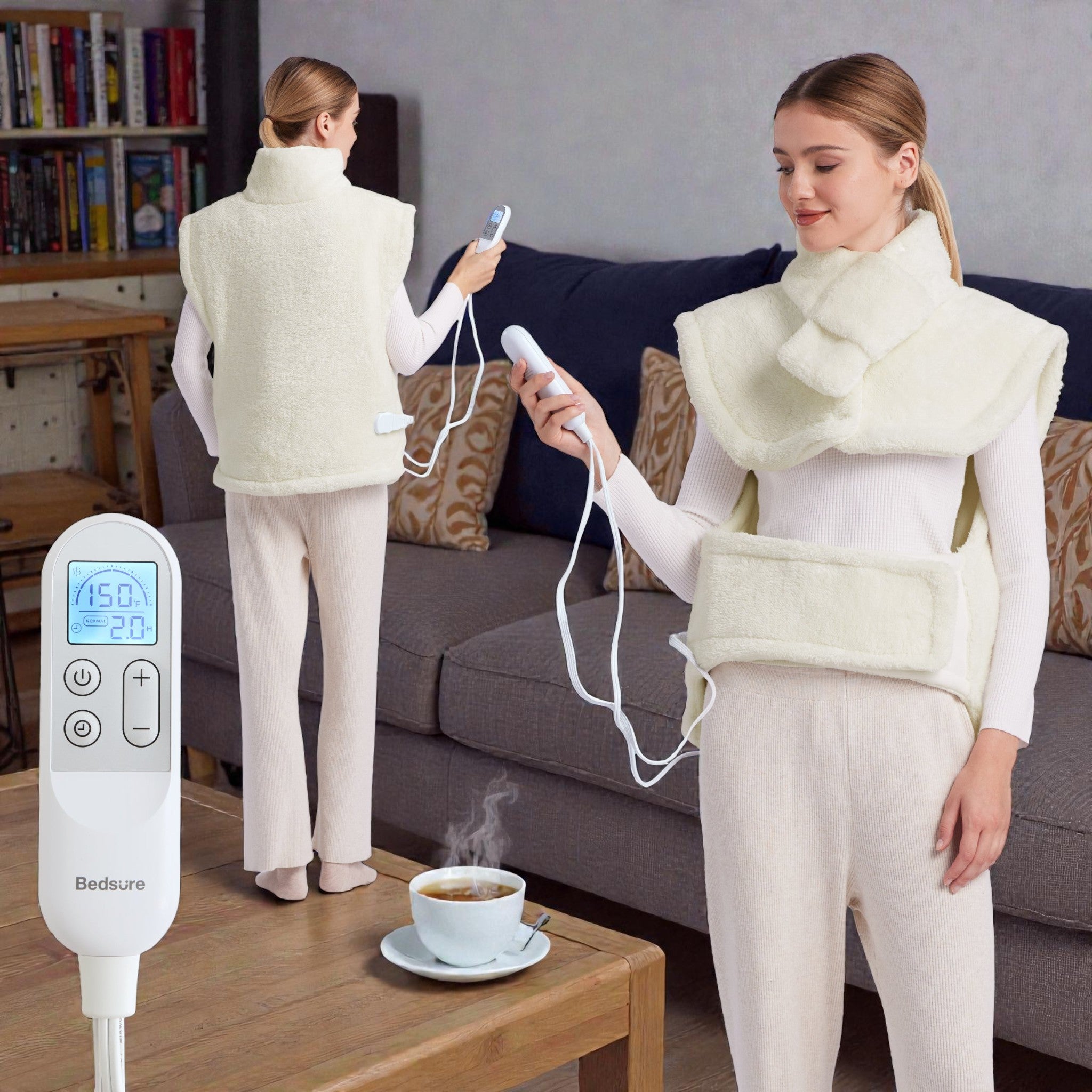 Smart Core | Electric Heating Pad for Cramps with Adjustable Heat | Versatile Design for Soothing Relief