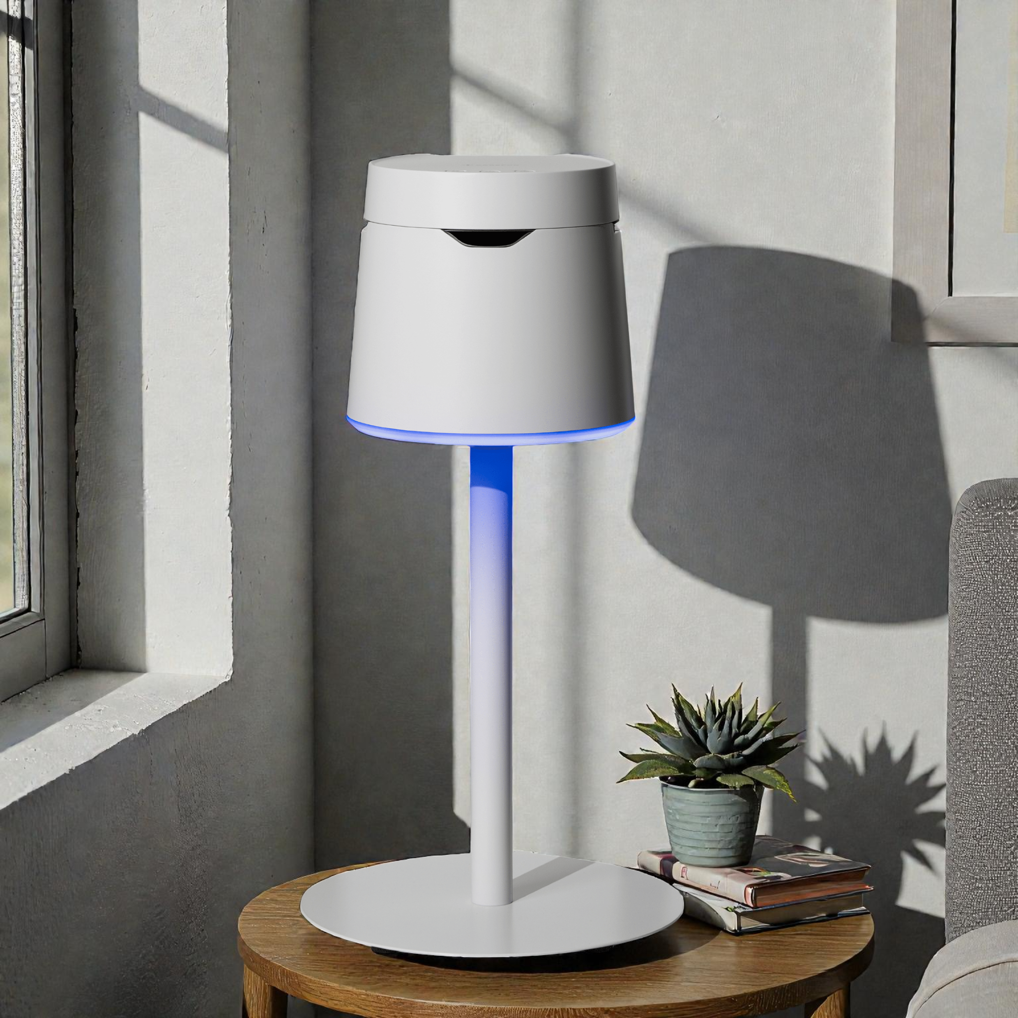 Stainless Steel Humidifier with Mood Light & Adjustable Settings | Cool Mist Air Humidifier for Bedroom Comfort