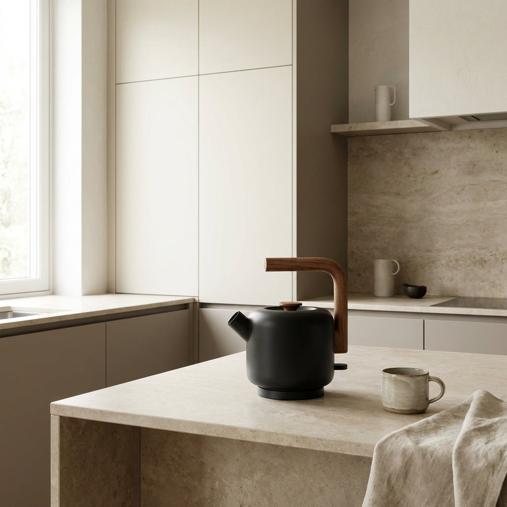 Clyde Collection | Electric Kettle with Rapid Boil Technology | Stainless Steel Design for Quick and Convenient Brewing