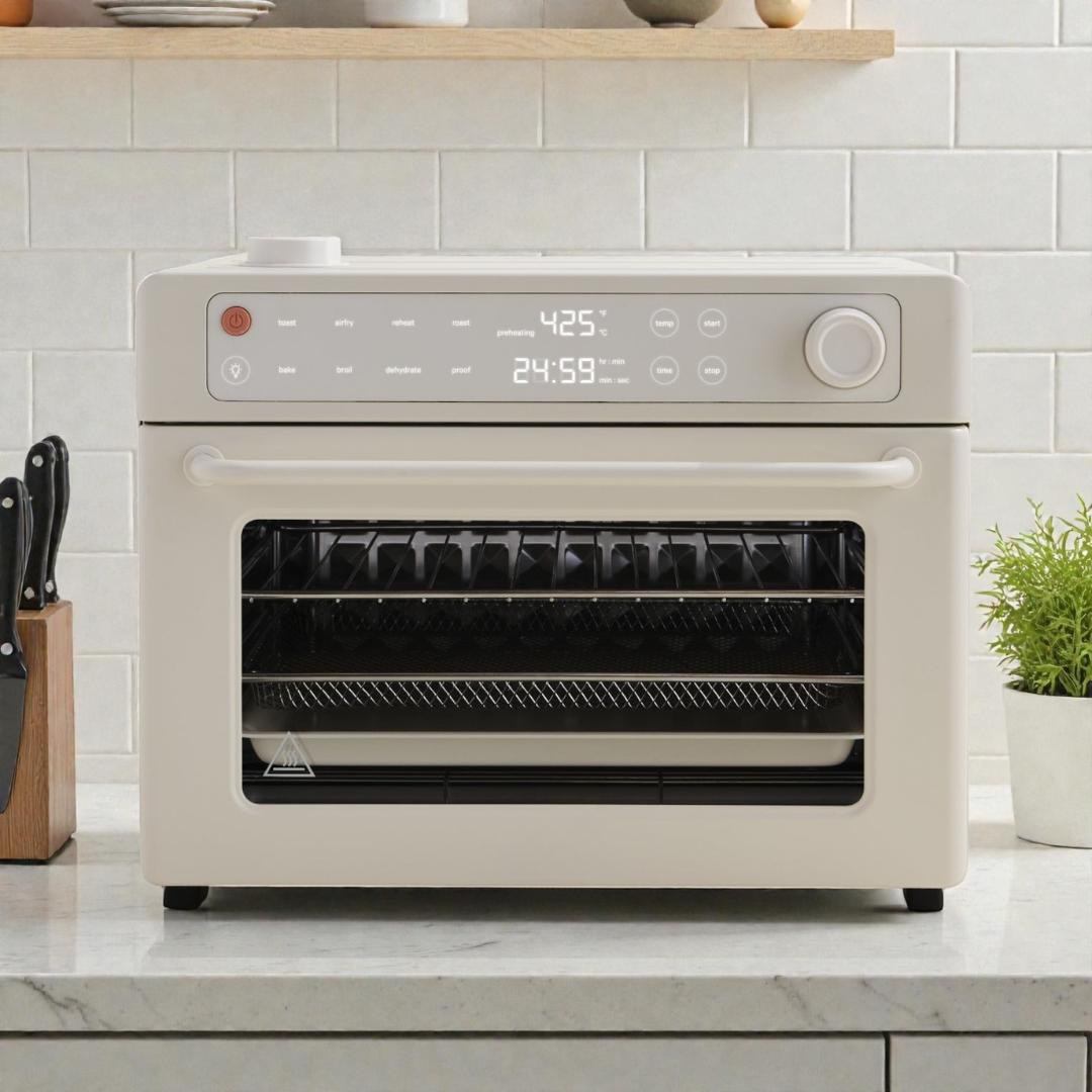 Culinary Master | Best Air Fryer Toaster Oven with 8-in-1 Functionality | Non-Toxic Design for Healthy Cooking