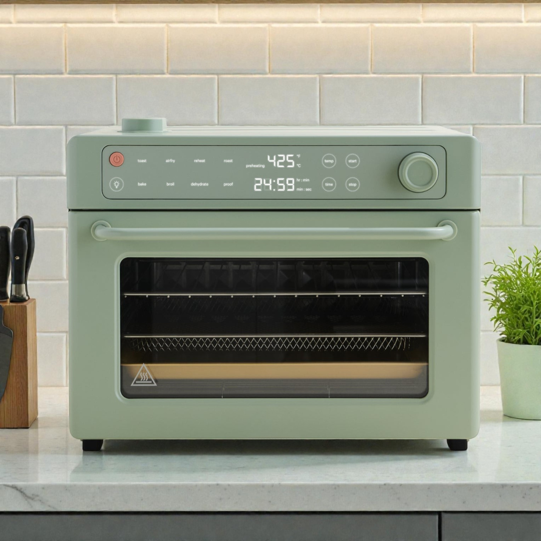 Culinary Master | Best Air Fryer Toaster Oven with 8-in-1 Functionality | Non-Toxic Design for Healthy Cooking