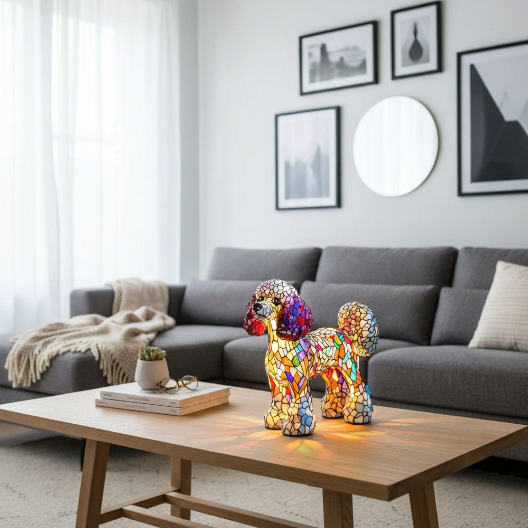 Artistic Figurine Collection | Geometric Design with Warm Lighting | Unique Home Decor for Timeless Charm 2
