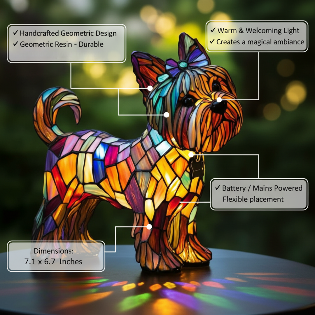 Artistic Figurine Collection | Geometrically Inspired Design with Warm Lighting | Unique Home Decor for Timeless Charm 1