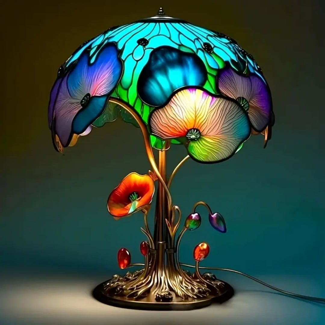 Bohemian Mushroom Floor Lamp with Warm Glow | Whimsical Design for Cozy Ambiance 0