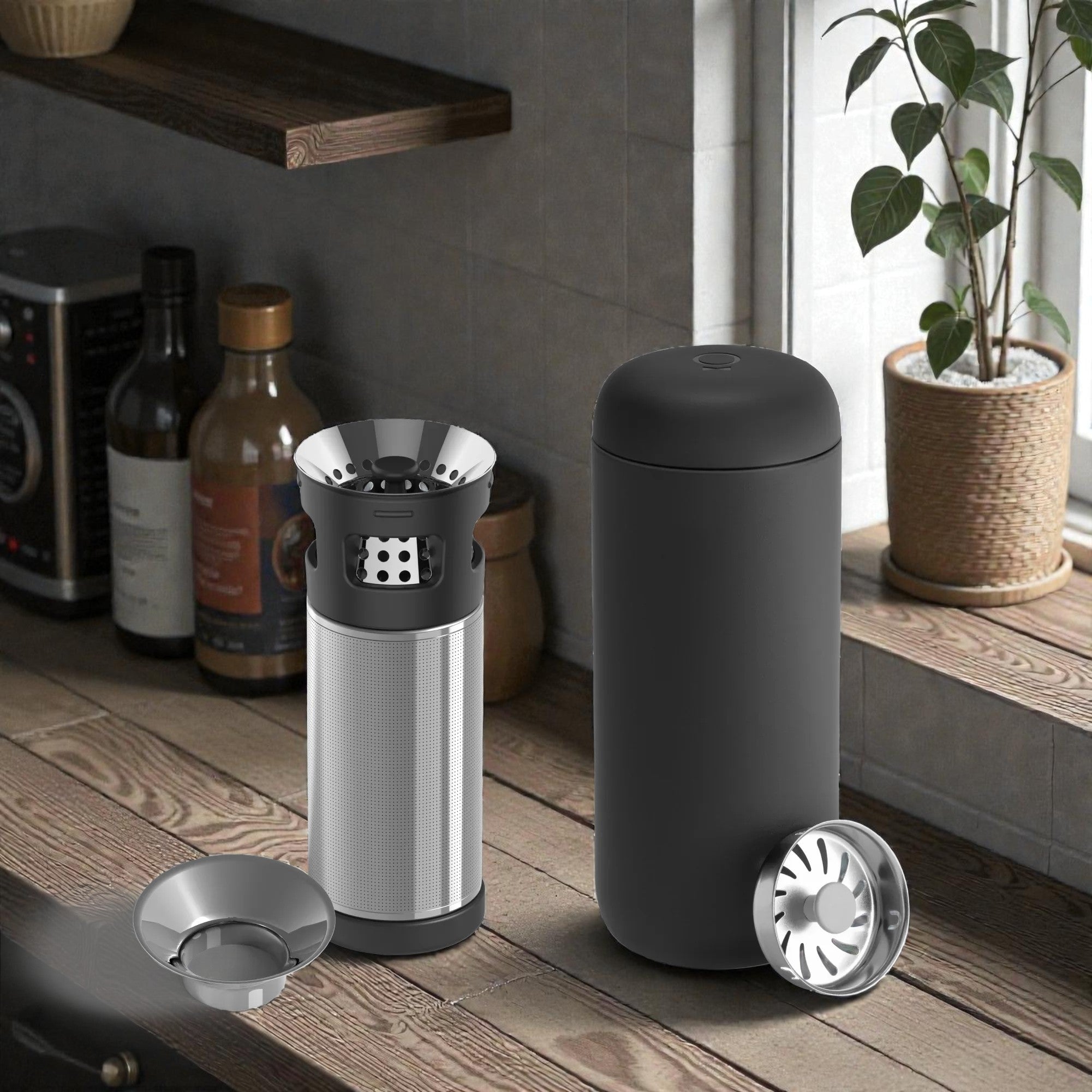 Carter Collection | Tea Mug Infuser with Fine Mesh Filter | Versatile Brewing for Tea and Coffee