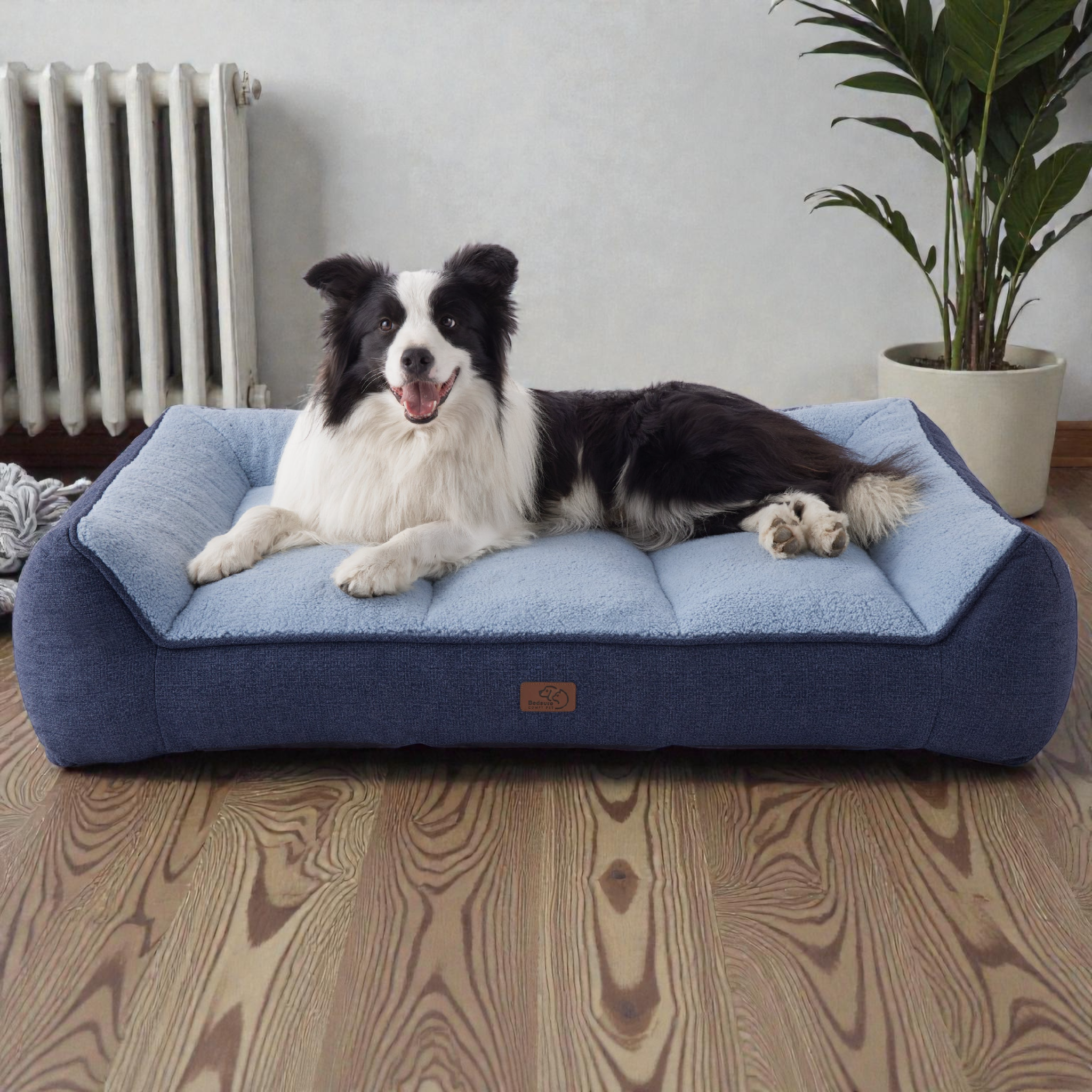 Comfort Haven | Orthopedic Dog Couch Bed with Waterproof Cover | Easy Access for Joint Relief