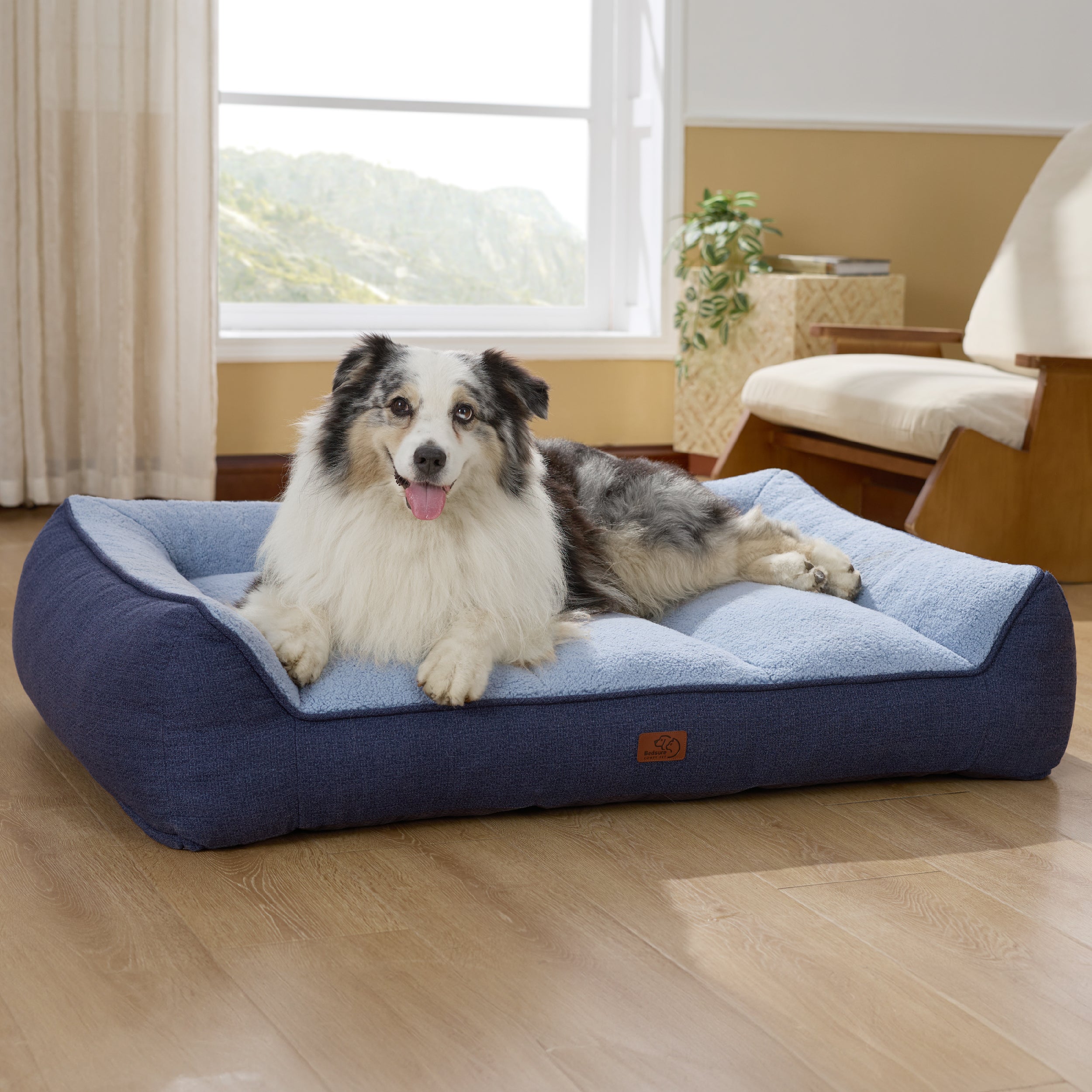 Comfort Haven | Orthopedic Dog Couch Bed with Waterproof Cover | Easy Access for Joint Relief 8