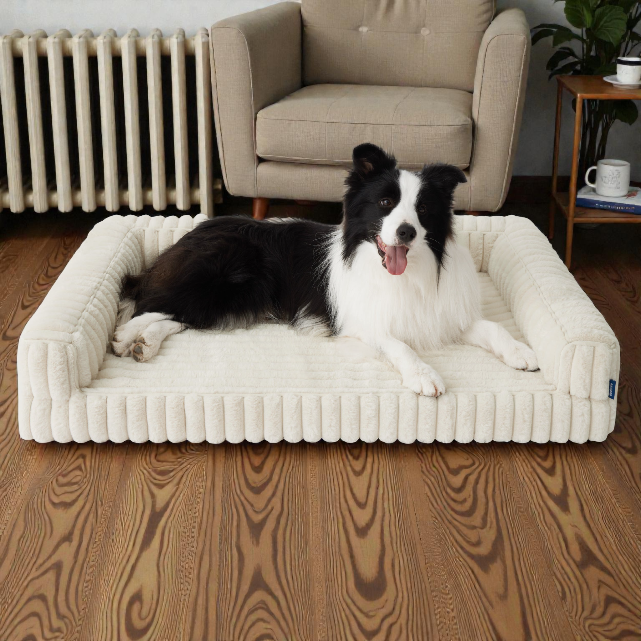 Cozy Haven | Orthopedic Dog Sofa Bed with Dual-Foam Support | Pet-Friendly Design for Maximum Comfort