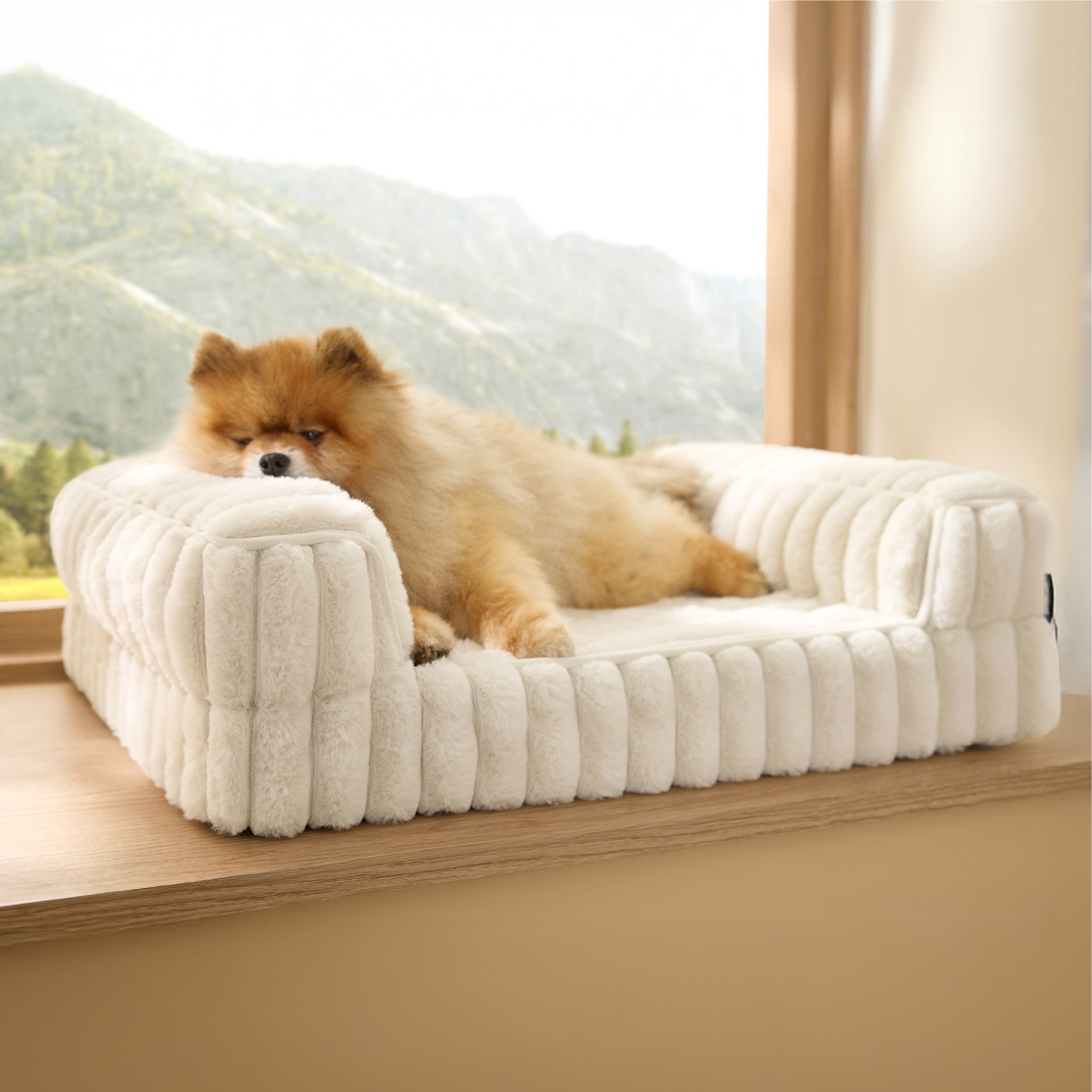 Cozy Haven | Orthopedic Dog Sofa Bed with Dual-Foam Support | Pet-Friendly Design for Maximum Comfort 4