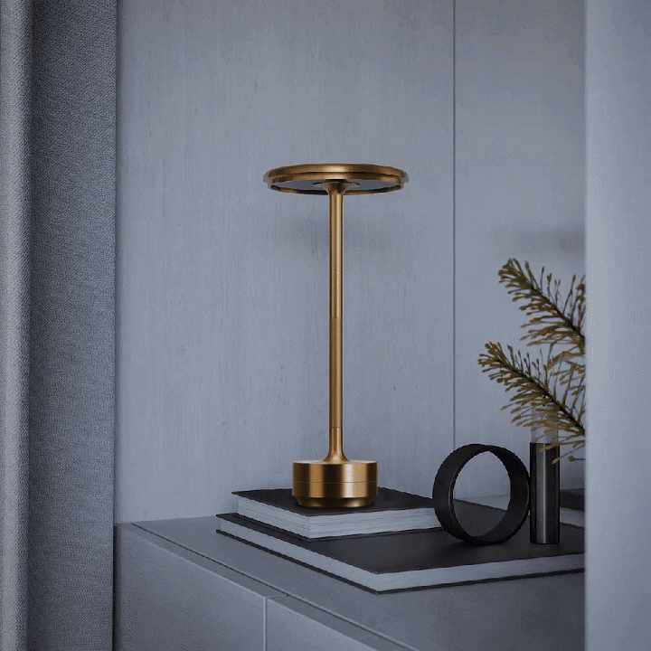 Elegant Scandinavian Table Lamp with Rechargeable Cordless Design | Touch Sensor for Adjustable Ambiance 3