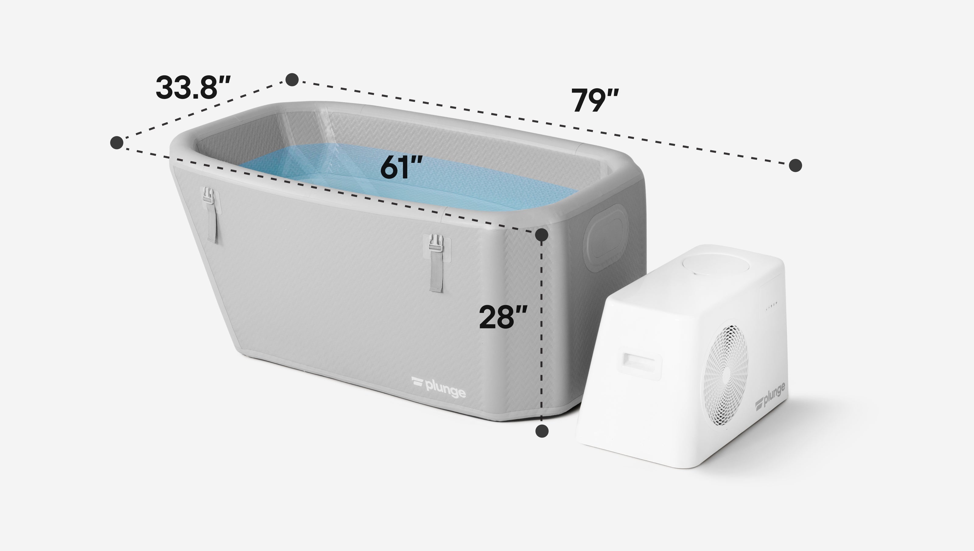 Inflatable Cold Plunge Tub with Quick Setup | Portable Design for Anytime Use 3