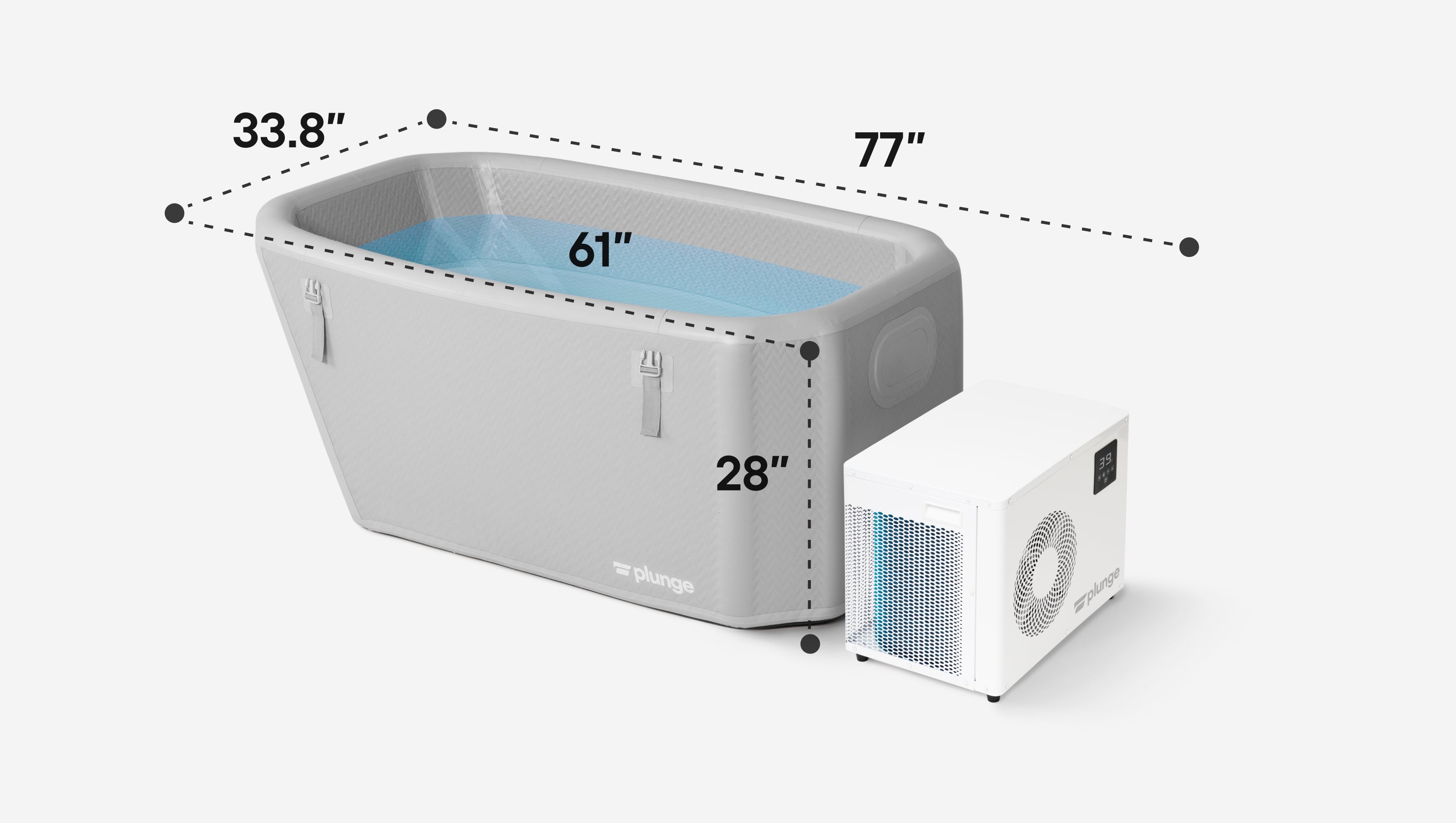 Inflatable Cold Plunge Tub with Quick Setup | Portable Design for Anytime Use 4