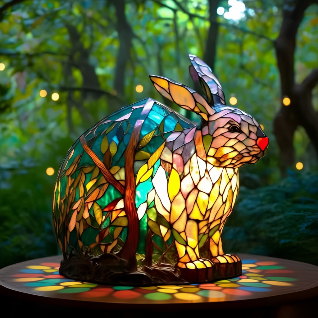 Noppie | Vibrant Bunny Night Lamp with USB Power | Cute Decorative Light for Home Atmosphere 0