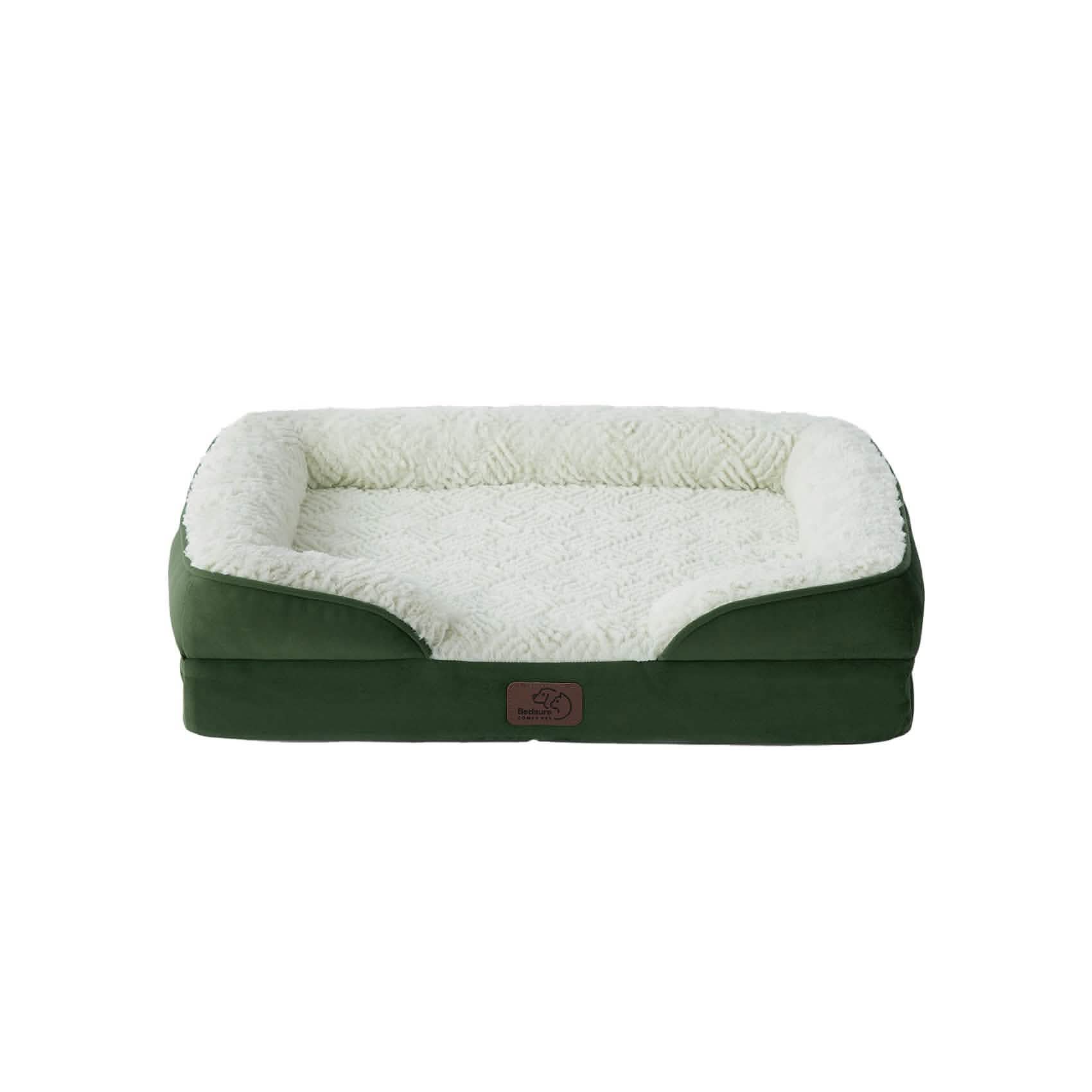 Orthopedic Dog Sofa Bed with Waterproof Liner & Bolster Design for Ultimate Comfort 8