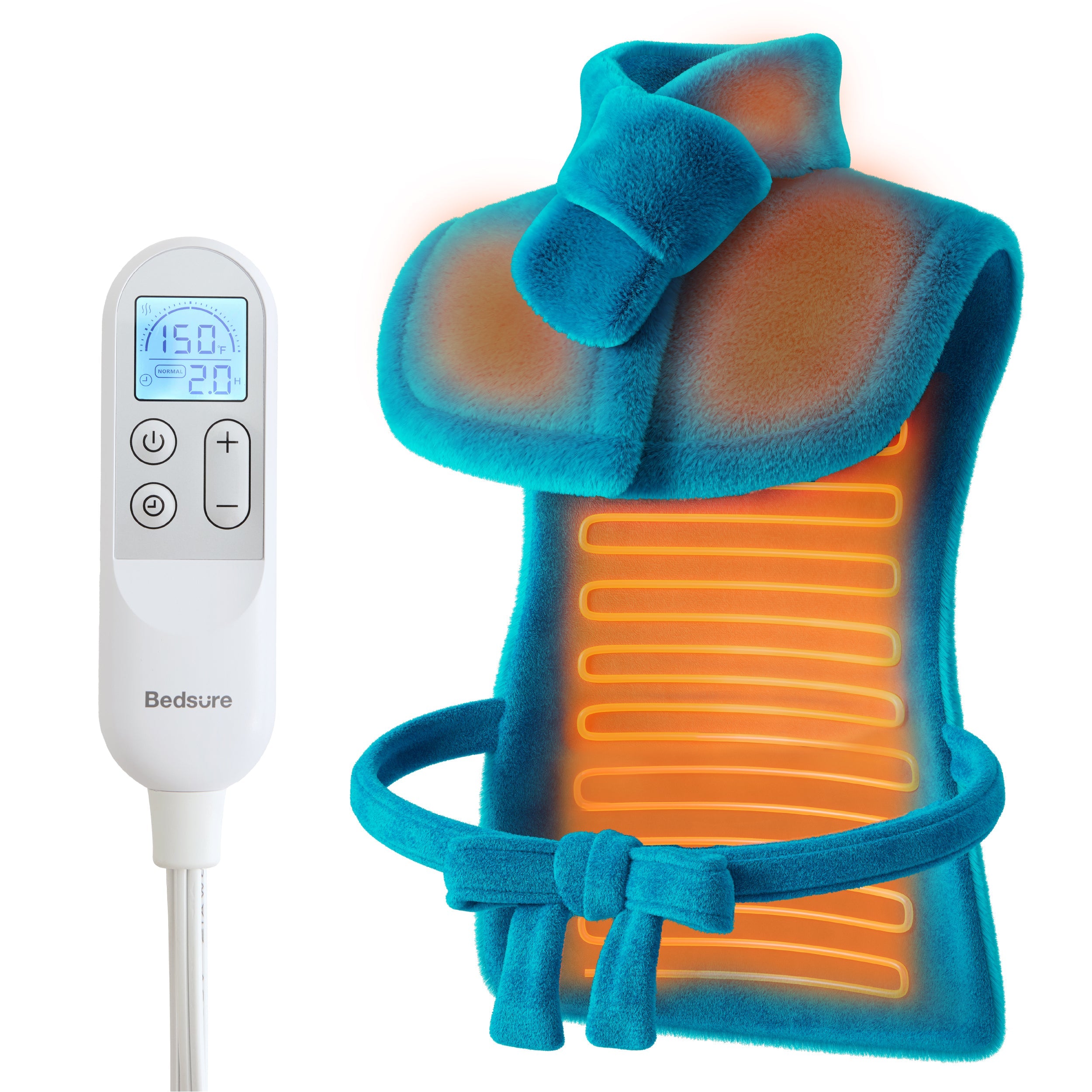 Smart Heating Pad | Electric Heating Pad with Adjustable Temperature Control | Versatile Design for Neck, Back, and Shoulder Relief 1