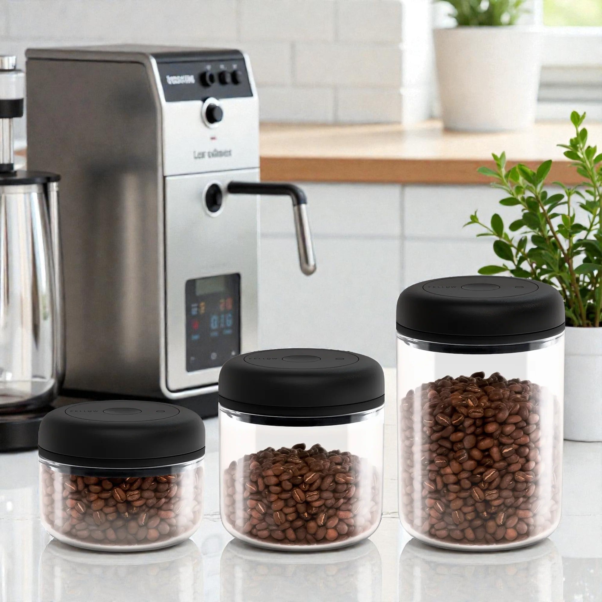 Vacuum Coffee Canister with Airtight Seal Technology | Preserve Freshness for Optimal Flavor