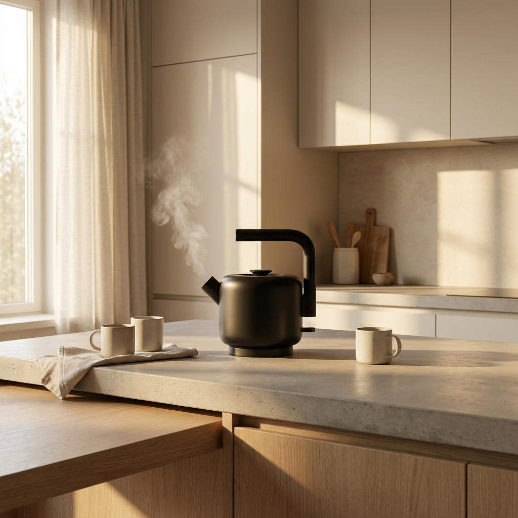Clyde Collection | Electric Kettle with Rapid Boil Technology | Stainless Steel Design for Quick and Convenient Brewing